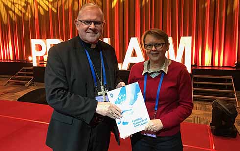 Archbishop Coleridge with Sr Kari Hatherell